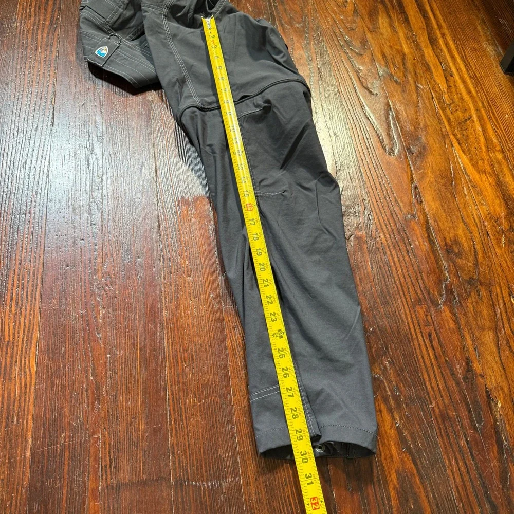 Kuhl Renegade Convertible Stealth Pants Mens 30x30 Gray Hiking Cargo 5138